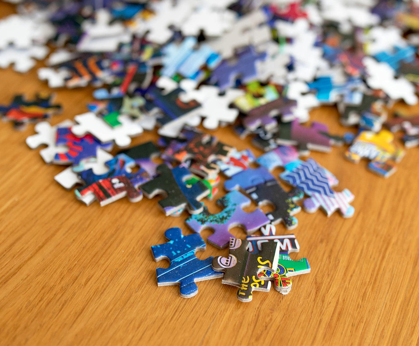 '80s Game Room Pop Culture 1000 Piece Jigsaw Puzzle By Rachid Lotf | Interactive Brain Teaser, Educational Toys & Games for Kids and Adults | 28 x 20
