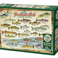 Cobble Hill 1000 Piece Puzzle - Freshwater Fish of North America - Sample Poster Included