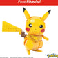 MEGA Pokémon Building Toys Set Kanto Region Trio with 529 Pieces and 3 Poseable Characters, 4 Inches Tall, for Kids