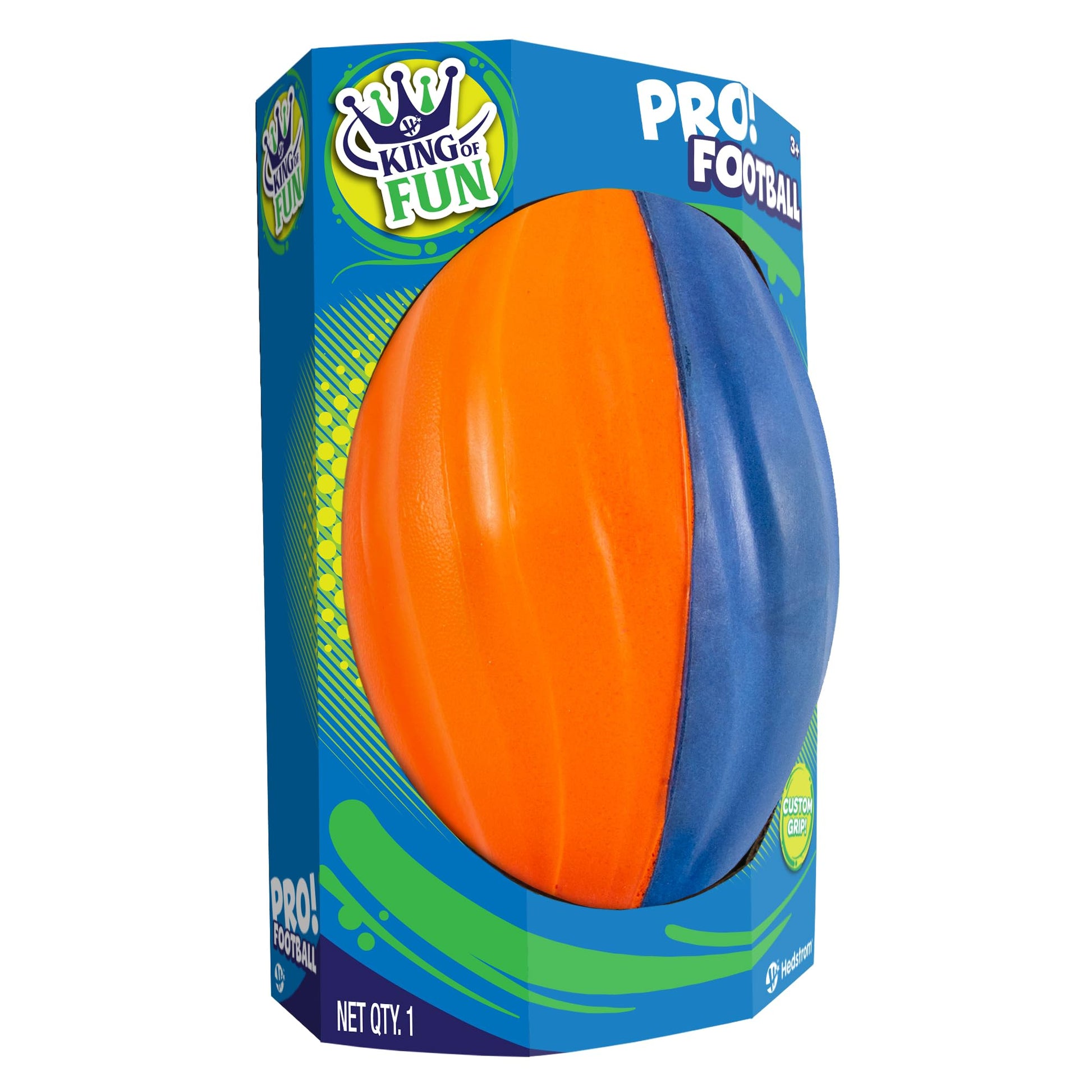 Hedstrom 8" Turbo 2-Color Foam Football Boxed