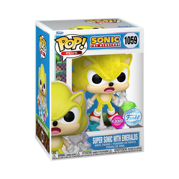 Funko Pop Plus: Sonic - Super Sonic with Emeralds - Sonic The Hedgehog - Amazon Exclusive - Collectable Vinyl Figure - Gift Idea - Official Products