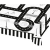 amscan On the Road Paper Tablecover 1.2m x 1.8m, White