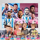 8Pcs Soccer Honeycomb Table Centerpiece Football Birthday Party Supplies Table Decorations for Kids Party Decorations