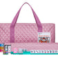C&H Solutions American Mahjong Set,Mahjong Tiles Set,Purple Pink PU Carrying Bag,166 Premium Tiles,4 All-in-One Rack/Pushers,Western Mahjong