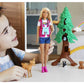 Barbie Wilderness Guide Doll and Playset, Blonde Fashion Doll with 10 Animal Figures, Tree, Rainbow and More