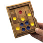 Towards Freedom Wooden IQ Sliding Block Brainteaser Puzzle Travel Game Gift