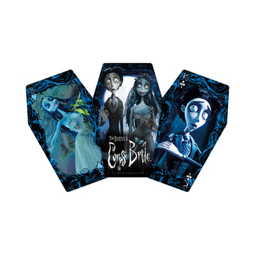 Aquarius Corpse Bride Coffin Shaped Premium Playing Cards - Themed Novelty Deck with 52 Unique Movie Designs - Collectible Merchandise Gift for Teens