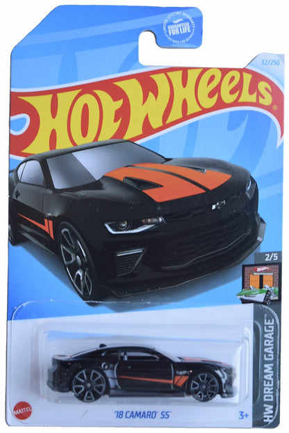 Mattel Hot Wheels '18 Camaro SS, HW Dream Garage 2/5 [Black] 32/250