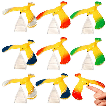 Hiawbon 8 Pcs Balancing Bird Balance Bird for Finger
