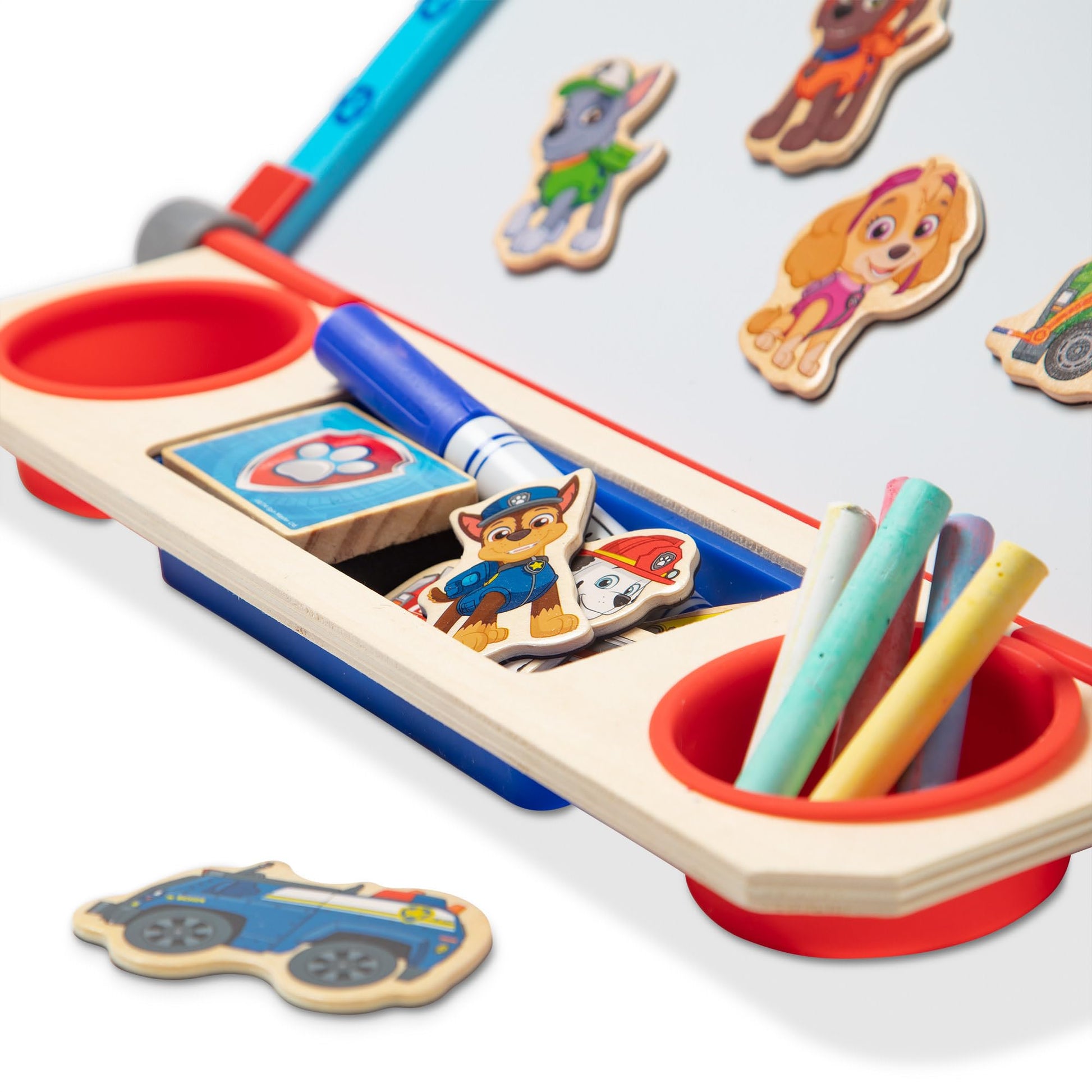 Melissa & Doug PAW Patrol Tabletop Art Center, Double-Sided Wooden Easel
