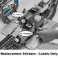 Replacement Stickers or Labels Sheet for Fisher-Price Thomas and Friends Talking Thomas and Percy Train Playset - GLK80