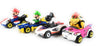 Hot Wheels Mariokart 4-Pack Exclusive Black Yoshi P-Wing Mario Bowser Luigi