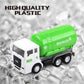 Y.L. DOYMX Garbage Truck Toy, 3 Pack Friction Powered Waste Management Garbage Truck Game with Front Load Dumpster, Back Dump Garbage,4 Trash Bins