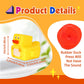 Liliiflora 30 Pack Rubber Ducks in Bulk, Random Assortment Mini Rubber Duckies, Bulk Party Favors for Kids, Bath Toys for Toddler, Suitable for Cruise