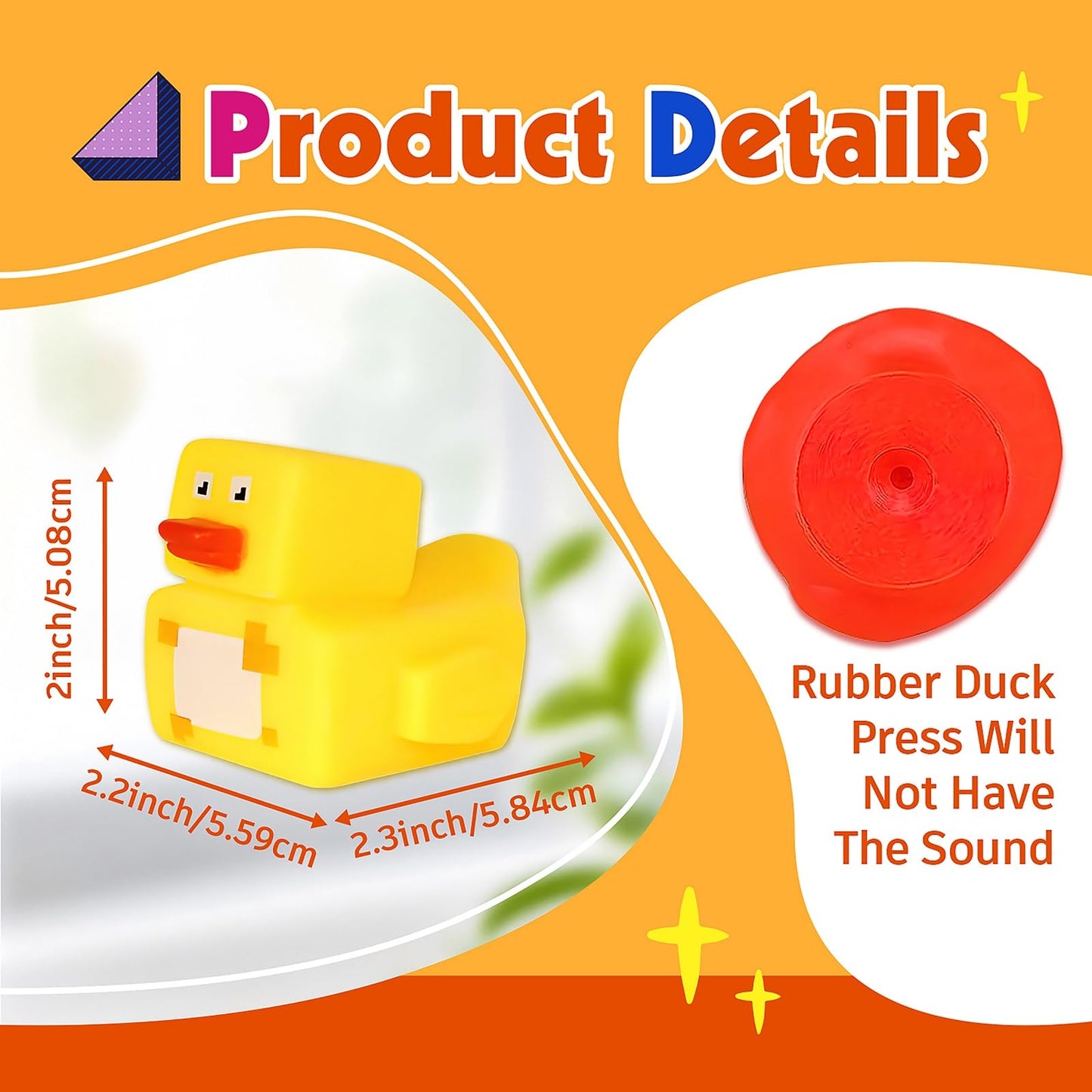 Liliiflora 30 Pack Rubber Ducks in Bulk, Random Assortment Mini Rubber Duckies, Bulk Party Favors for Kids, Bath Toys for Toddler, Suitable for Cruise