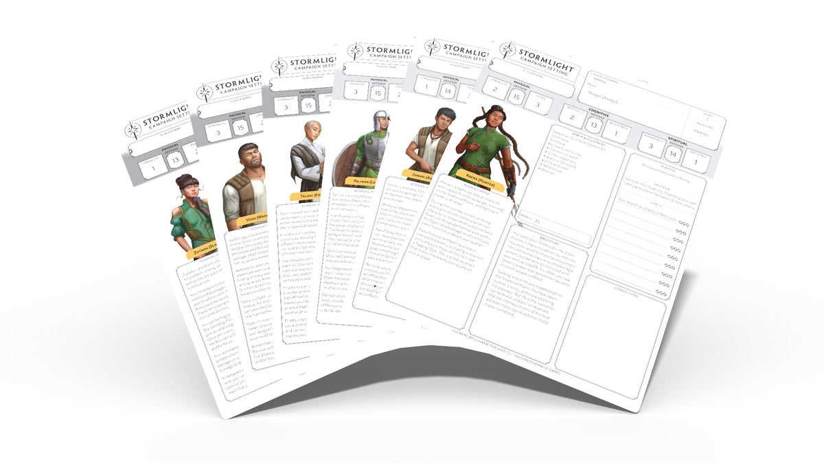 Cosmere RPG - Stormlight Starter Set by Brotherwise Games | Ages 13+ | 1-6 Players | Complete Beginner-Friendly Introduction to Roshar | 2026 Origins
