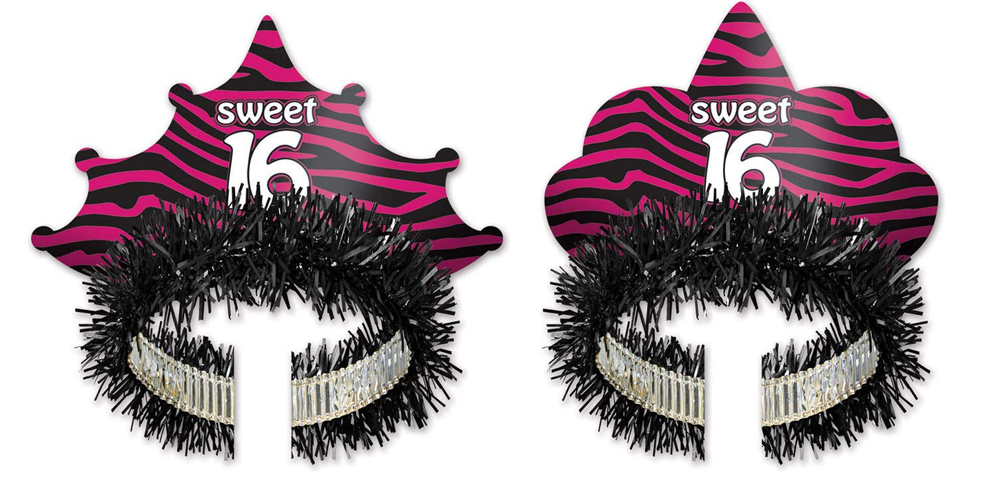 Beistle 66088 Sweet 16 Tiaras