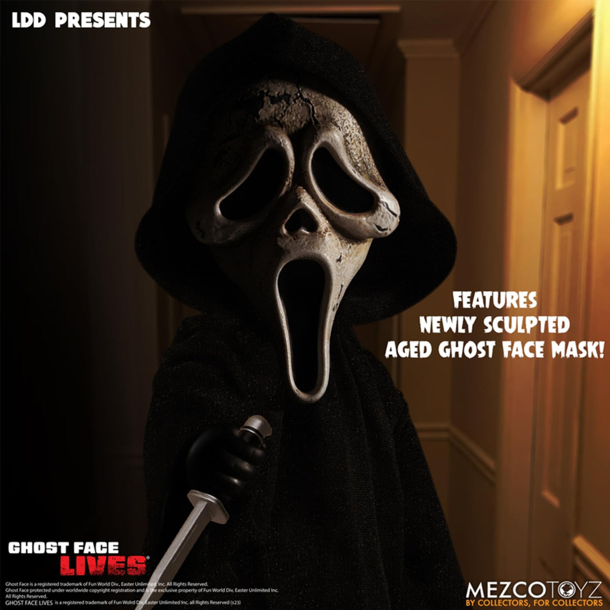 Scream Living Dead Dolls poupée Ghost Face - Zombie Edition 25 cm