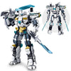 HIGH GODO Ice Warrior Mech Building Set, Cool City Protector Battle Model for Adults Teens 14+, Creative Action Robot Gifts Perfect for Christmakis