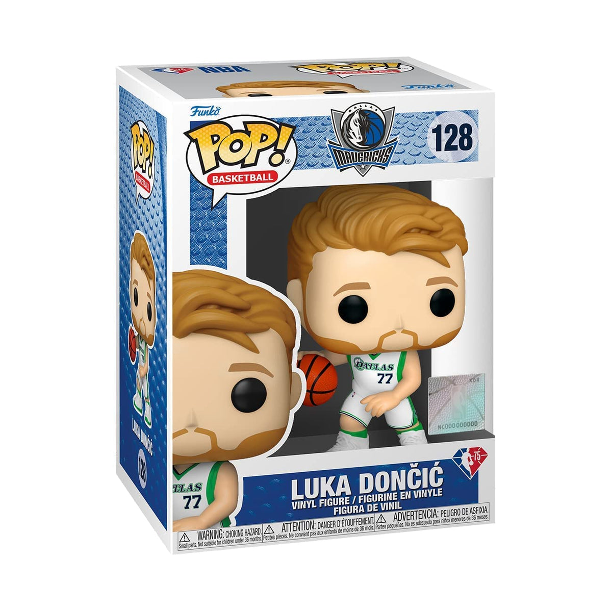 Funko POP Pop! NBA: Mavericks - Luka Don?i?, Multicolor, 4 inches (57629)