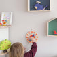 Goki Wooden Learning Clock for Kids - Educational Telling Time Teaching Clock for Toddlers & Kindergarten - Wooden Learning Toys I Toddler Educational