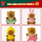 TITQWOP 9-pc Capybara Plush Set Suitable for Kids Girls Cute and Soft Capybara Plush Stuffed Animal that Can Be Casually Matched