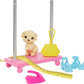 Barbie On-set Stylist Doll & 14 Accessories, Brooklyn Doll with Garment Rack, Top, Fashion Pieces, Puppy & More