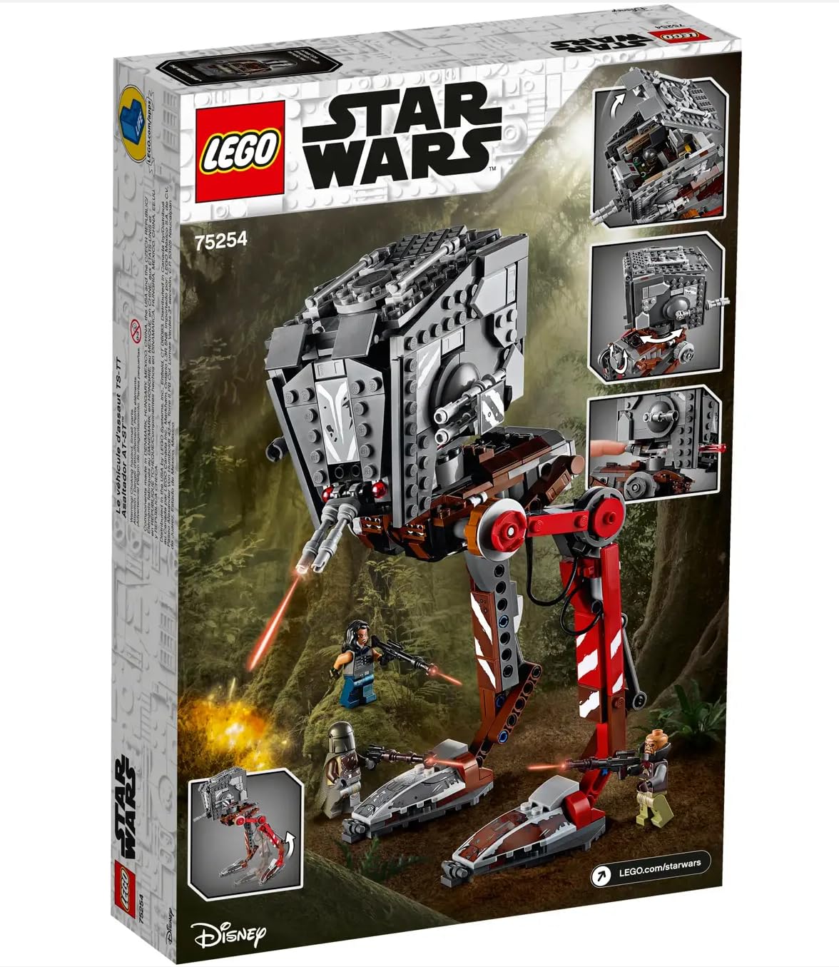 LEGO Star Wars 75254 at-ST Raider from The Mandalorian (540 Pieces)