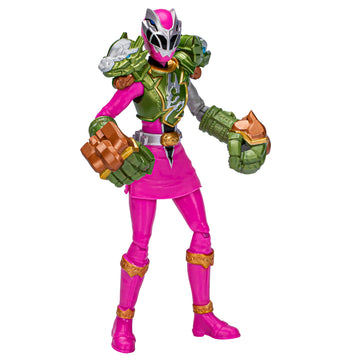 Power Rangers Dino Fury Smash Armor Pink Ranger, 6-Inch Power Rangers Action Figures Make Great Gifts for Boys and Girls Ages 4 and Up