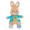 Kids Preferred Beatrix Potter Peter Rabbit Flat Sensory Blanky Interactive Baby Teether Toy with Crinkle Sounds, Soft Textures, Bright Colors,