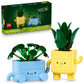 LEGO Botanicals Happy Plants Building Toy for Kids, Girls, and Boys 9+ - Playroom Decor for Desk or Shelf - Birthday Gift Idea for Young Gardeners