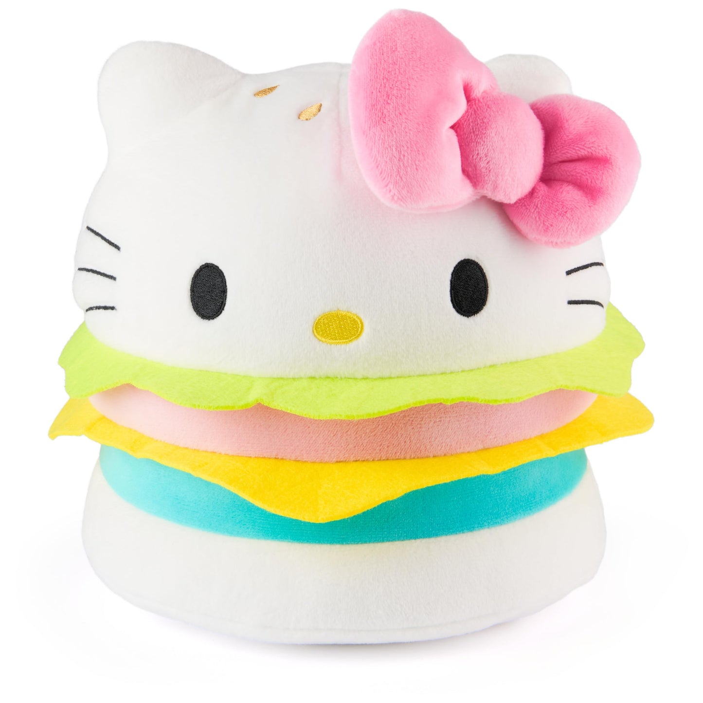 GUND Sanrio Hello Kitty Hamburger 8-Inch Plush Toy for Ages 1+