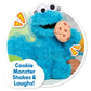 Just Play Sesame Street 13.5-inch Nom Nom Cookie Monster Plush with Sounds and Motion, Blue, Kids Toys for Ages