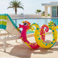 Poolmaster Seahorse Inflatable Pool Noodles for Kids, 2-Pack Pool Floaties with Seahorse Head and Tail, Fun Pool Toys for Pool, Lake or Beach, Pink