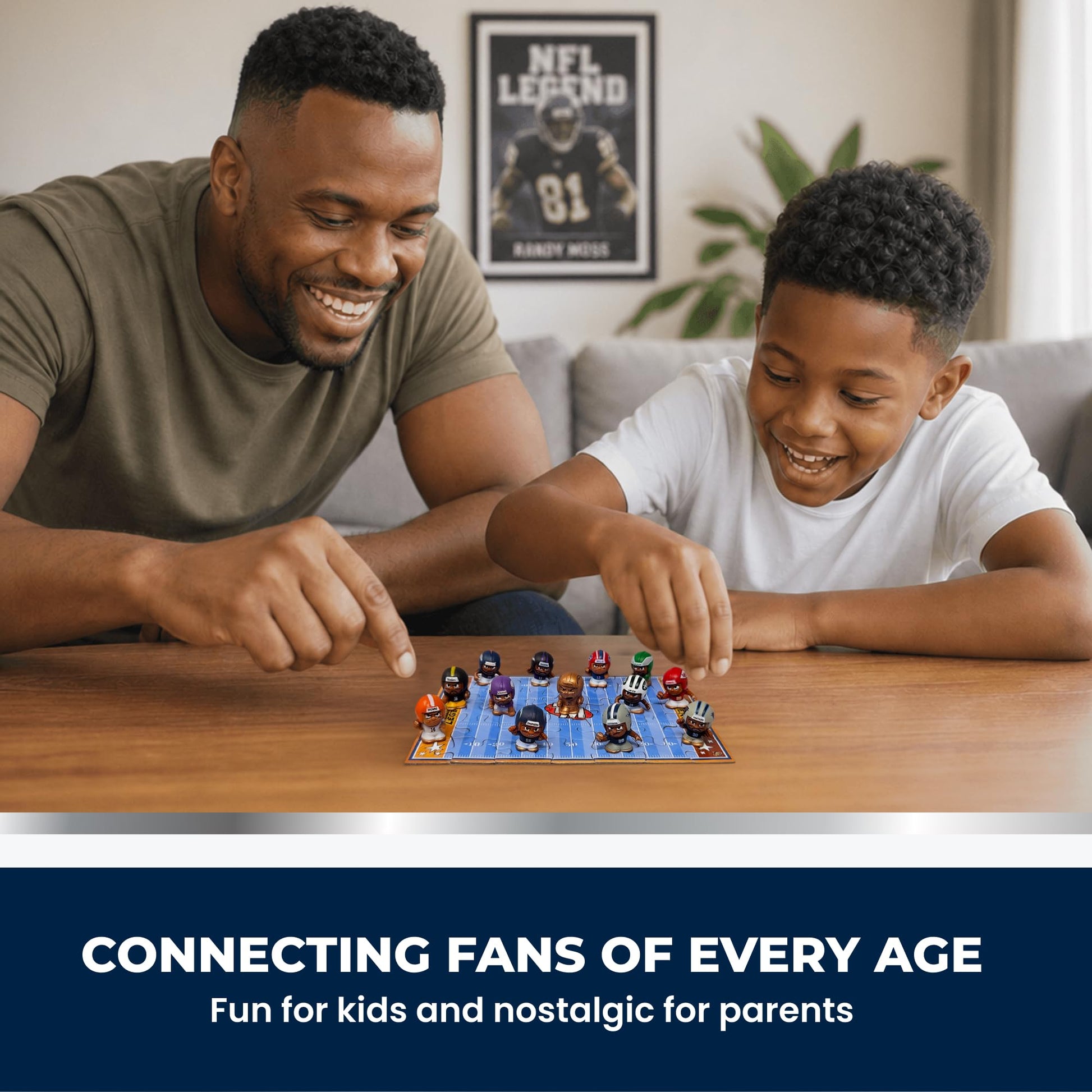 Party Animal TeenyMates NFL Football Legends Action Figures Gift Set