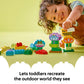 LEGO DUPLO Town Creative Garden & Flowers Building Toy Playset - Preschool Learning and Educational Flower Toy for Toddlers, Boys and Girls, Ages 2+