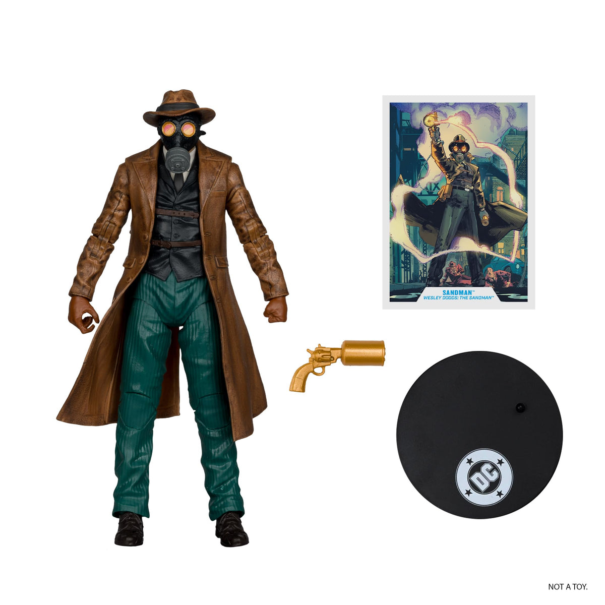 McFarlane DC Multiverse Action Figure Sandman (Wesley Dodds: The Sandman) (Gold Label) 15 cm