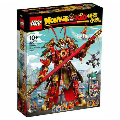 LEGO Monkie Kid: Monkey King Warrior Mech 80012 Toy Building Kit (1,629 Pieces) Amazon Exclusive