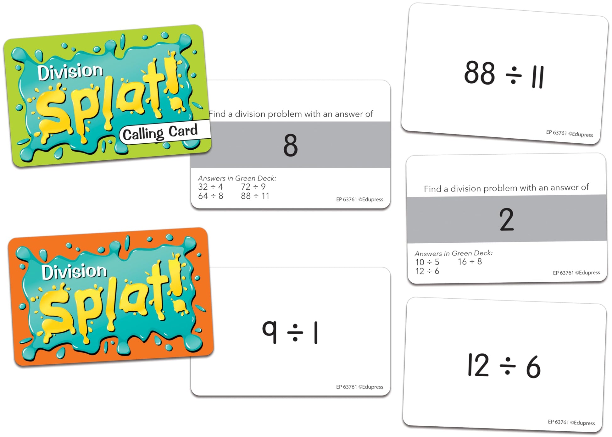 Teacher Created Resources Splat™ Game: Division (EP63761)