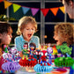 8Pcs Spider and His Friends Honeycomb Table Centerpiece, Cartoon Birthday Party Supplies Table Decorations for Kids Party Decorations