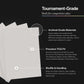 Curator® Tournament TCG Matte Sleeves - Standard Size (66x91mm) w/Black Backs - Non-PVC - “Parchment” (Off White) Palette Series - Compatible with
