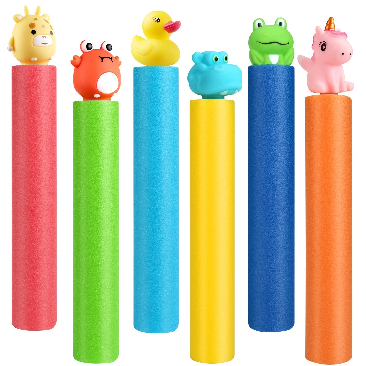 Water Squirters for Kids, 6 Pack Water Guns for Toddlers, Water Blaster