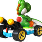 Hot Wheels Mario Kart Toy Vehicle, 1:64 Scale Die-Cast Replica with a Favorite Character, Optimized for Track Racing or Stunting (Styles May Vary)