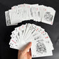 Black Lotus Alice in Wonderland Playing Cards Poker Deck 54 Cards All Different Vintage Retro Classic Style for Party Game