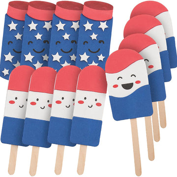 Foam Patriotic Cool Treats Magnet Craft Kit - Crafts for Kids and Fun Home Activities