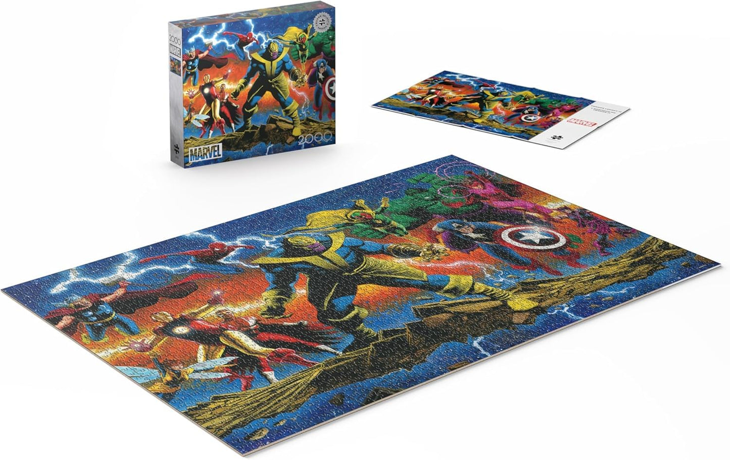Buffalo Games - Silver Select - Marvel - Thanos Legacy #1-2000 Piece Jigsaw Puzzle for Adults -Challenging Puzzle Perfect for Game Nights - Finished
