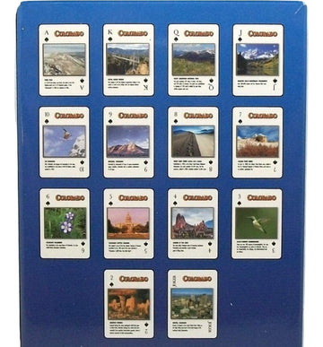 Saddle Mountain Souvenir Colorado Souvenir Playing Cards - Modern Travel Playing Cards for All Ages