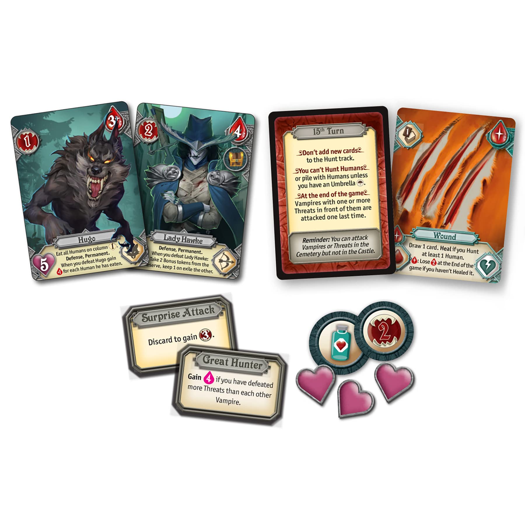Renegade Game Studios The Hunger: High Stakes Expansion - Deck Building Game, Ages 12+, 2-6 Players, 60 Min