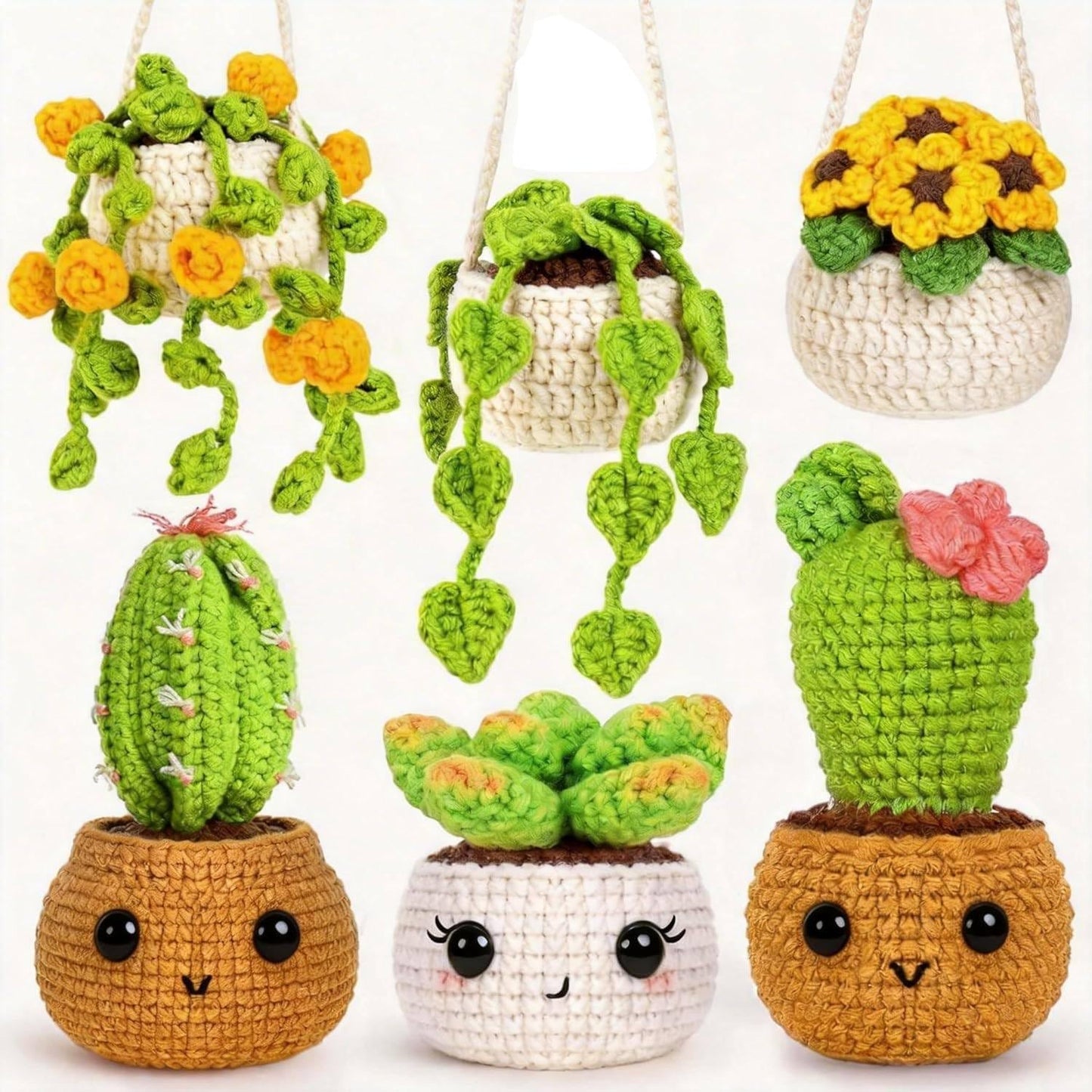 Sewkitta Crochet Kit for Beginners, Crochet Starter Kit w Step-by-Step Video Tutorials, Beginner Crochet Kit for Adults Kids Women Men Complete Kit