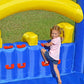 Island Hopper Racing Slide and Slam Inflatable Bounce House - Dual Slides, Climbing Wall & Basketball Hoop for Fun - Jumper with Durable PVC Build